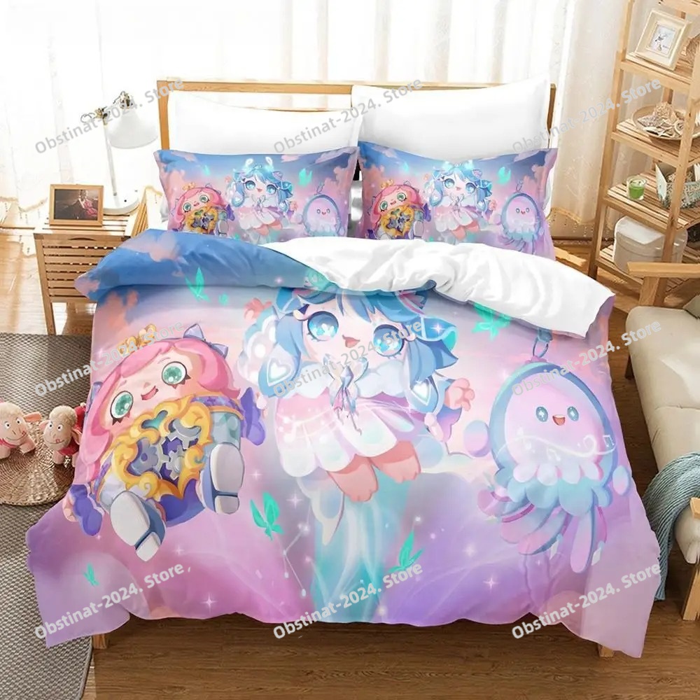 Linen Duvet Cover - Huishoudtextiel Eggy Party Beddengoed Set Kussenslopen