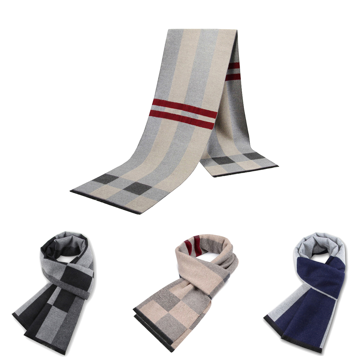 Luxury Lifestyle Men - Mannen Sjaal Voor Man Winter Kopie