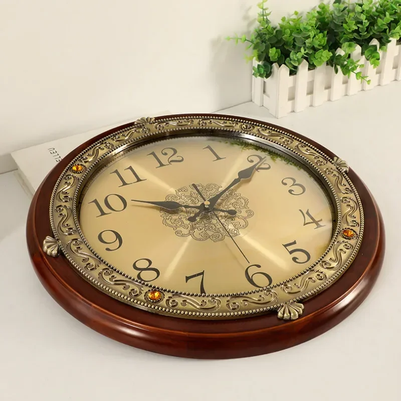 Luxe houten wandklok metaal re - Luxury Lifestyle Watches recensie en prijs