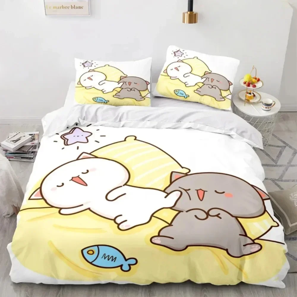 3D Cartoon Schattige Perzik Ka - Linen Duvet Cover recensie en prijs